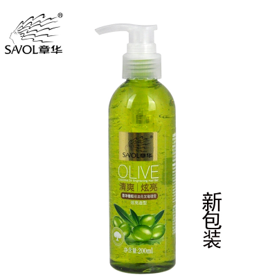 章华 橄榄精油亮发啫喱200ml 炫亮造型 清爽保湿 特硬定型