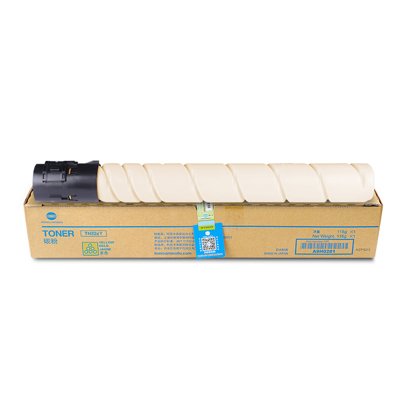 美能达TN224Y标容黄色墨粉(碳粉)适用C7222/C7226/C256机型5000页(单位:件)