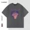 PANDIST夏季新款纯棉小众高级感韩版印花短袖男女宽松休闲T恤