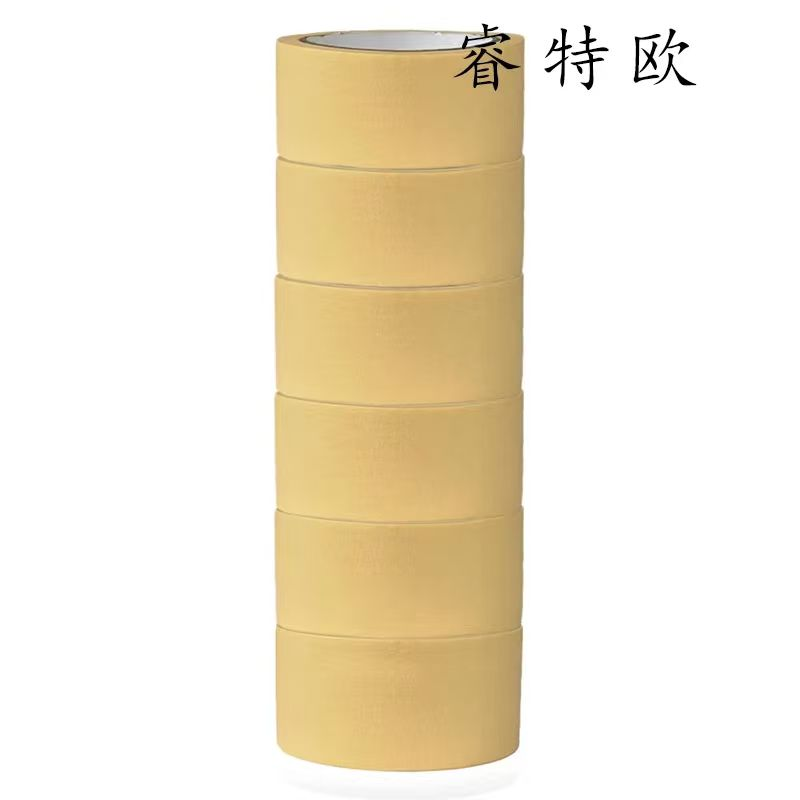 睿特欧 美纹纸胶带/纸胶带 (RT-25JD 黄色 50mm*50m/卷)高清大图