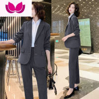七斓西装外套女2023年春季新款时尚套装女士气质职业装休闲西服套 XL 两粒扣款四季款