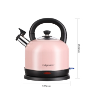 格立高(Geligao)GLG-220C电热水壶304不锈钢正品 烧水壶宿舍家用电热自动断电2L