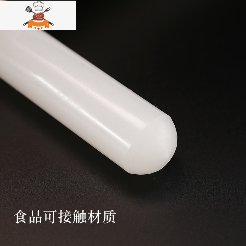 不粘擀面杖防粘不沾压面棍家用饺子皮擀面棍檊面棒翻糖烘焙工具 敬平 加长不沾擀面杖(33cm)高清大图