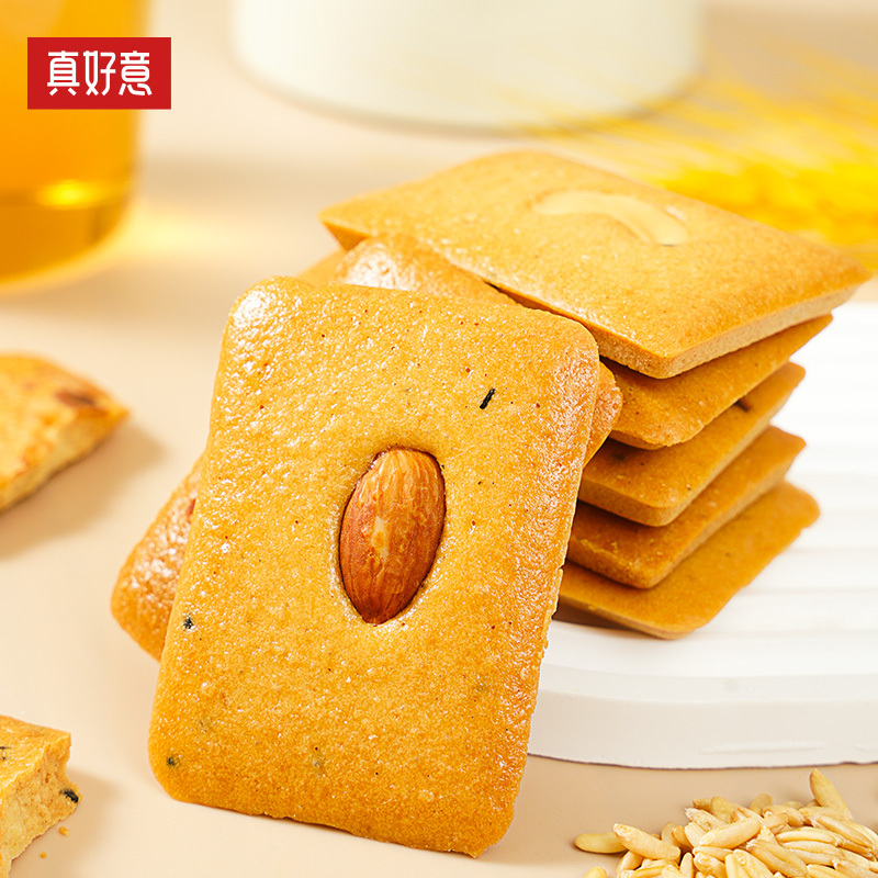 坚果蛋糕脆片饼干[腰果/巴旦木/蔓越莓/椰片]酥脆糕点零食