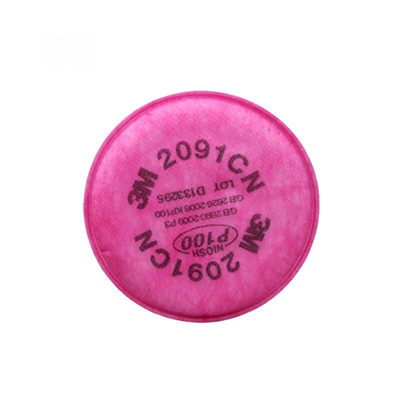 3M 2091CN P100颗粒物滤棉 2片/包