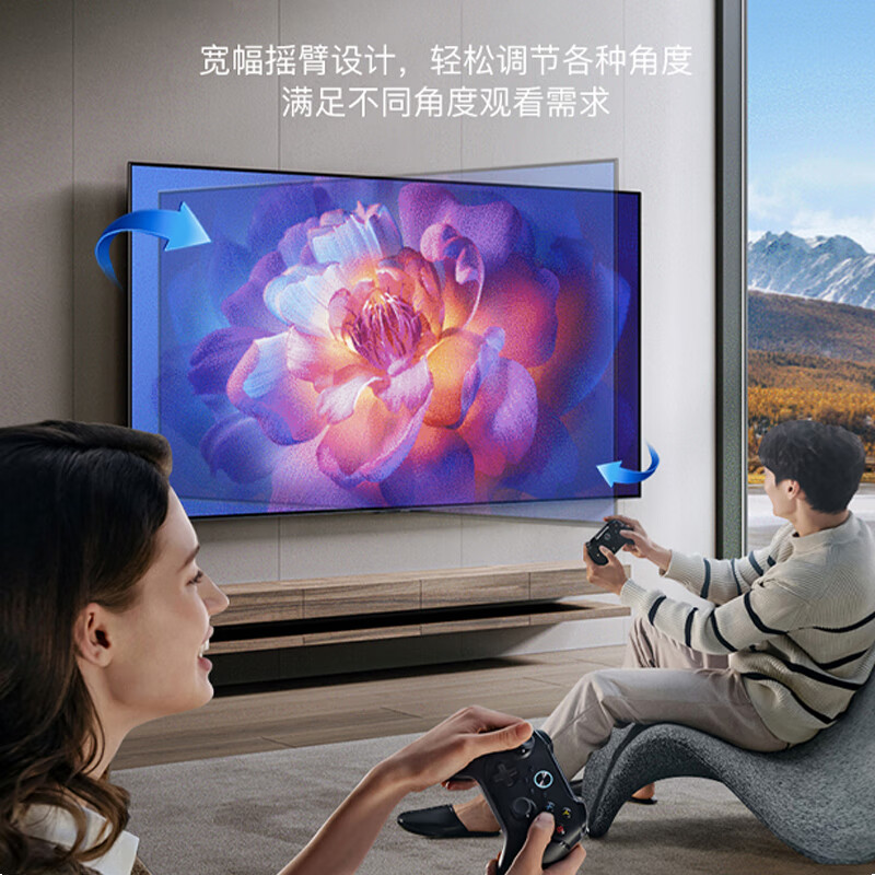 易之固壁挂架超薄设计承重力强适合大尺寸电视稳固耐用高清大图