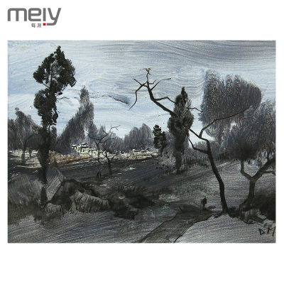 每涯艺术 余德明《浮生观景》NO.13艺术家原创油画艺术品收藏 客厅卧室玄关餐厅办公室居家装饰 挂画