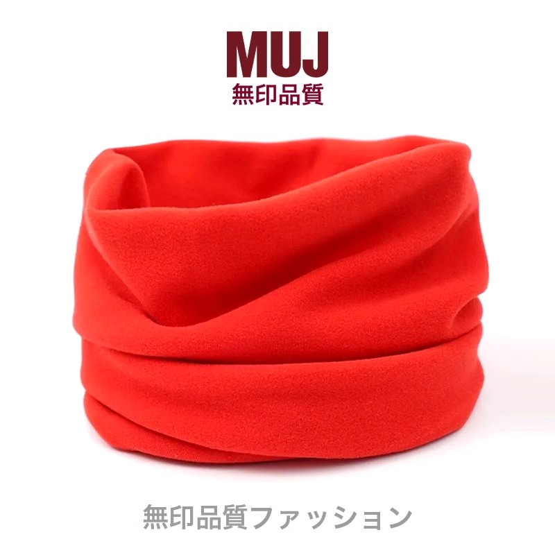 德绒围脖男女颈椎假领保暖脖套护脖围巾套头护颈学生百搭情侣 【德绒保暖】红色