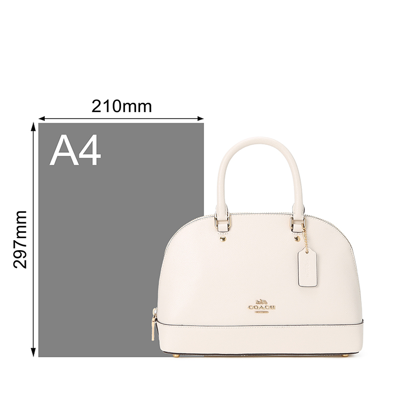 COACH 蔻驰 女包 SIERRA SATCHEL 贝壳包 单肩包 斜挎包 手提包 字母马车标粒面皮F27591