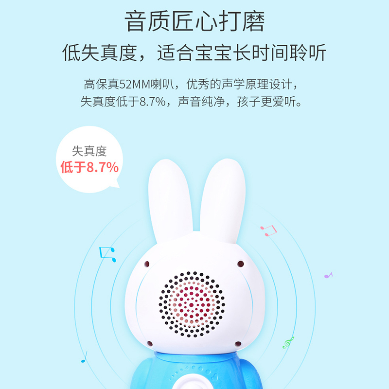 火火兔儿童早教机G6(16G)粉色 儿歌播放器男女孩婴儿启蒙益智玩具学习故事机高清大图