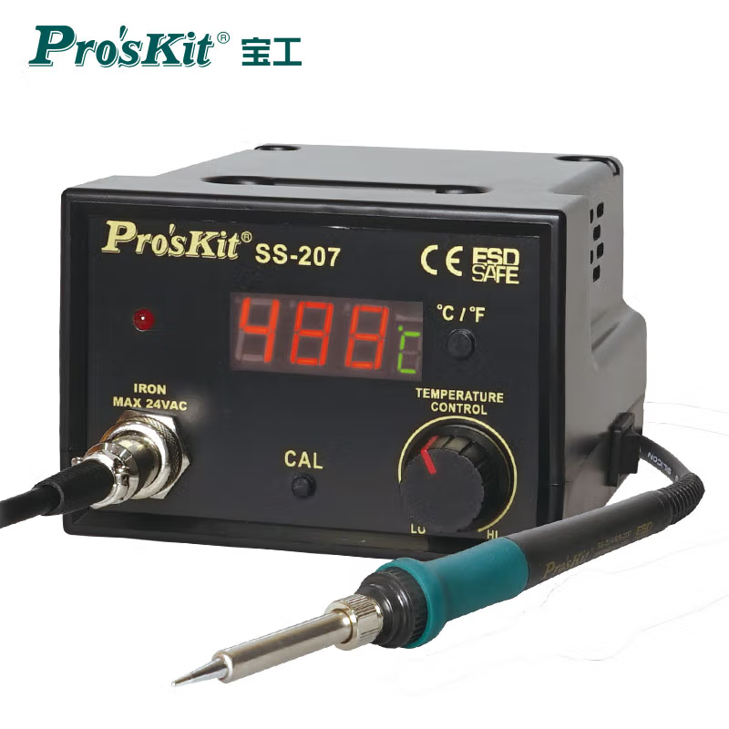 宝工(Pro’skit)SS-207H数显控温焊台 电烙铁套装可调温恒温60W