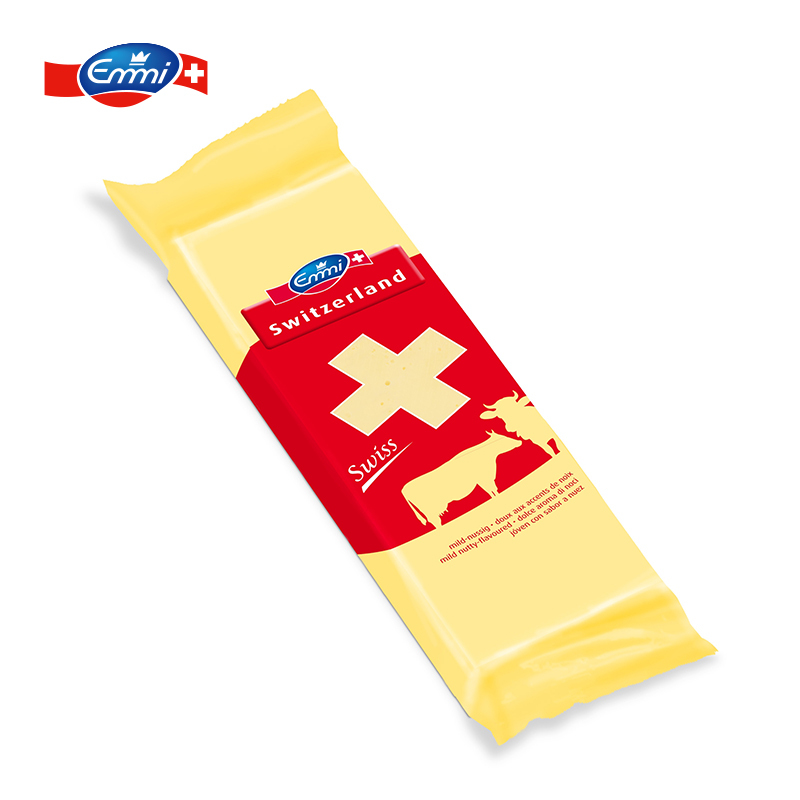 艾美emmi瑞士原装进口瑞士大孔干酪原制奶酪块高钙奶酪200g儿童成人
