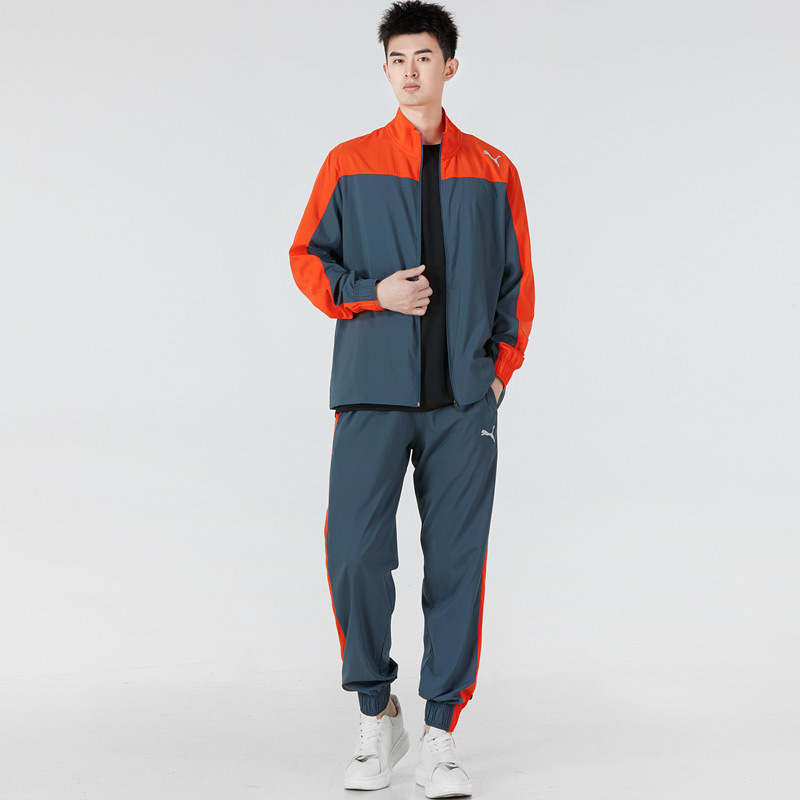 PUMA彪马运动套装男2022春季新款运动服夹克外套跑步训练裤521043-42