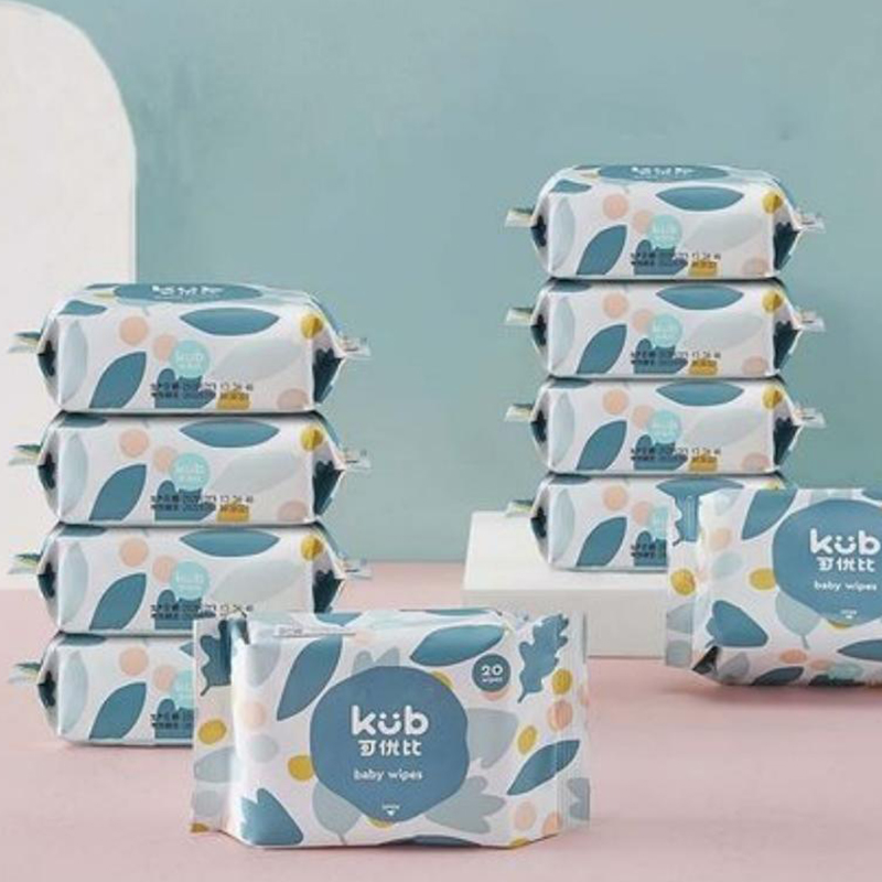 KUB可优比 -珍珠纹湿巾-20抽*10包/提