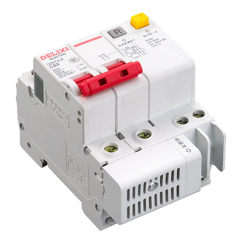 德力西电气（DELIXI ELECTRIC）断路器 空气开关 家用空开漏电保护断路器总闸漏保DZ47sLE 2P C 6