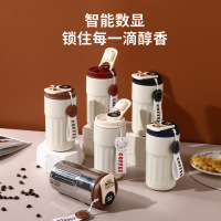 不锈钢保温杯网红智能咖啡杯高颜值水杯活动礼品便携杯子