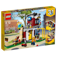 乐高(LEGO)Creator 创意百变 滑板玩乐屋 31081 8-12岁 422块儿童积木塑料玩具 200块以上