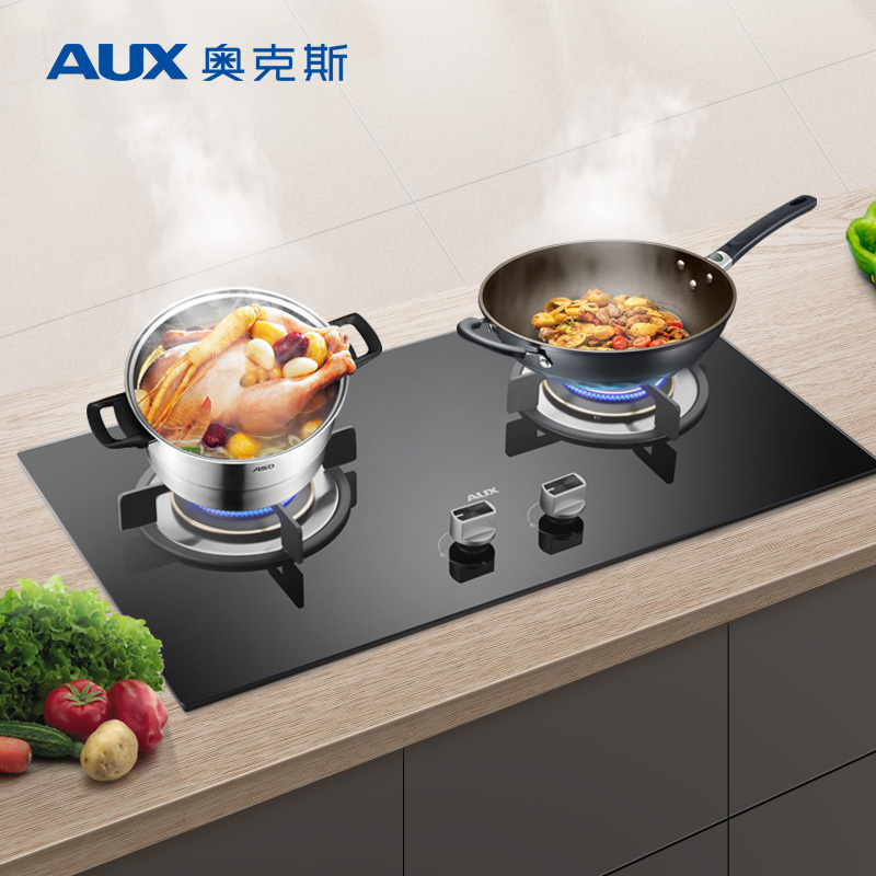 奥克斯(AUX)烟灶套餐17m³每分钟换气量空气焕然一新4.2kw大火力爆炒文火面面俱到