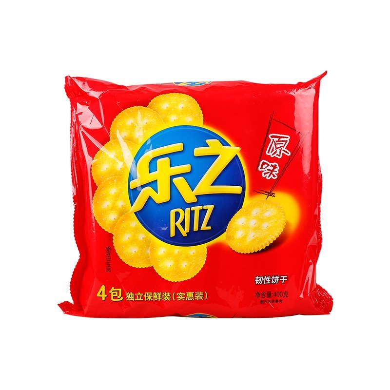 乐之 韧性饼干(原味)400g/袋