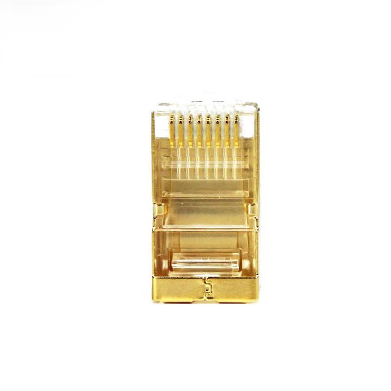 大唐保镖 RJ45水晶头 六类水晶头(镀金)50个/盒 DT2802-6DP 六类水晶头 RJ45水晶头