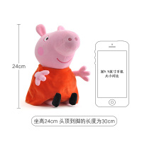 小猪佩奇PeppaPig 儿童毛绒玩具正版玩偶公仔 男女孩儿童卡通安抚公仔类3-6岁30厘米款