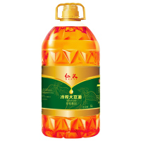 仁义 冷榨大豆油5L非转基因植物油桶装食用油 东北风味 压榨