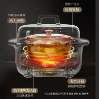 苏泊尔(SUPOR)电炖锅触控 电炖盅 煲汤锅 炖汤锅 婴儿辅食锅 隔水炖锅 养生锅 一锅三胆DZ16YC857