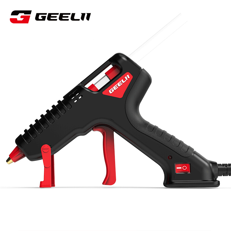 捷立GeeLii 55153 德国GeeLii双色工业级热熔胶枪100W大功率点胶枪热熔枪赠15根胶棒