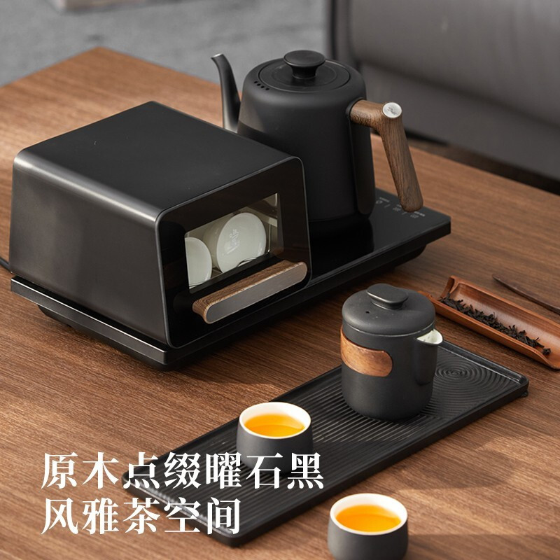 鸣盏MZ151A消毒柜式热水壶 全自动上水电水壶消毒烘干一体上水壶烧水壶高清大图