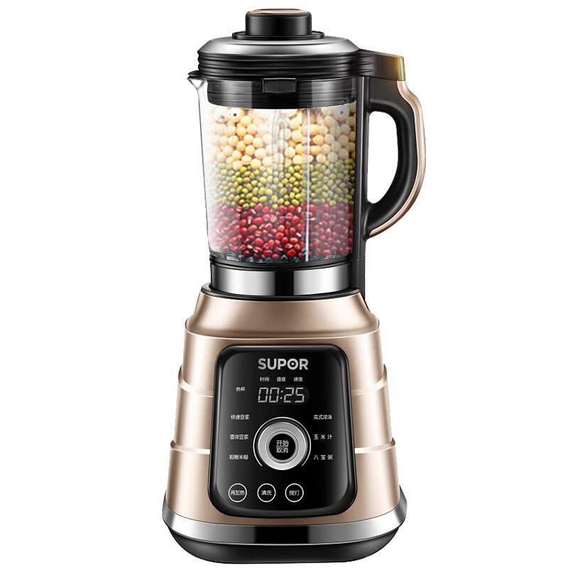 苏泊尔（SUPOR）破壁机JP37V-1300料理机 加热真空破壁料理机家用调理机多功能果汁机榨汁机双杯图片