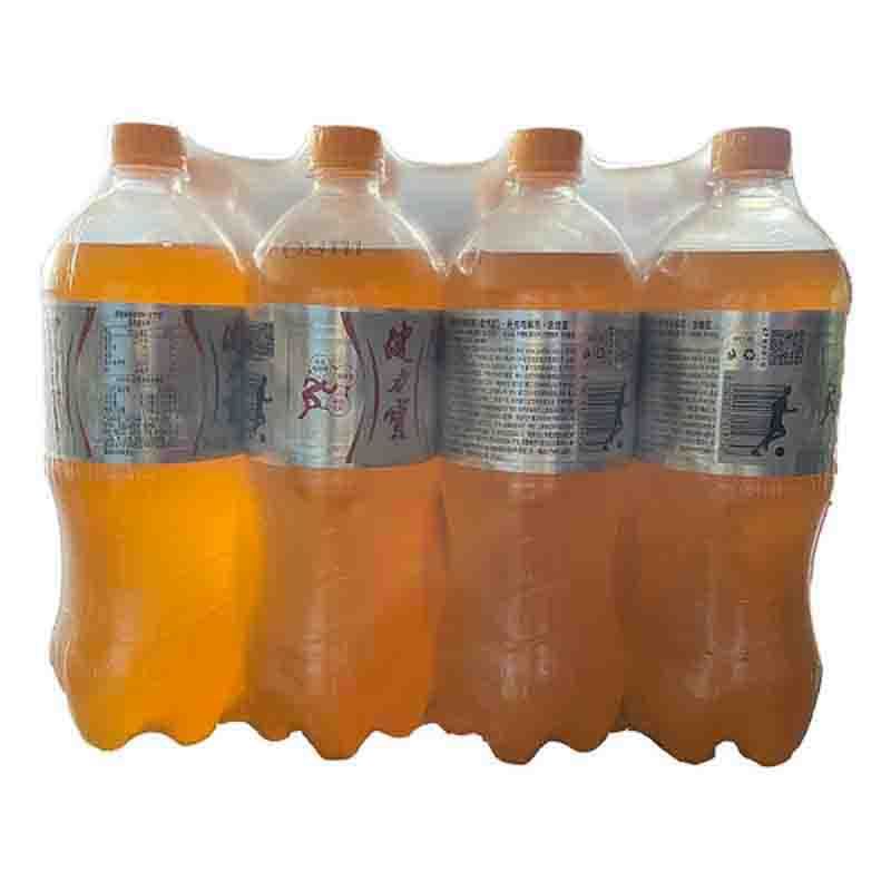 健力宝(jianlibao)瓶装运动饮料橙蜜味900ml*4瓶/8瓶装儿时怀旧夏季