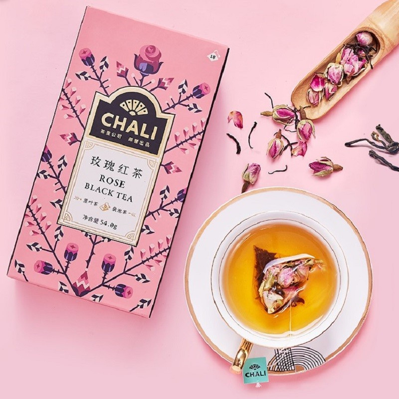 茶里ChaLi玫瑰红茶盒装54g(新品18包)高清大图