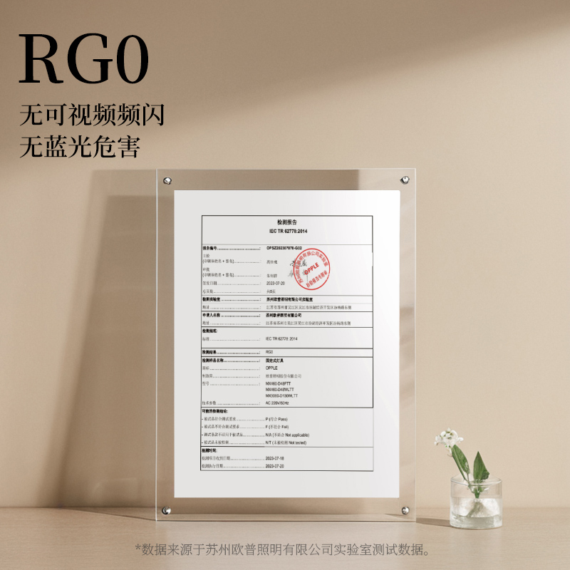 欧普照明智控升级一体安装防尘led圆形方形现代黑边简约卧室餐厅书房吸顶灯WS高清大图