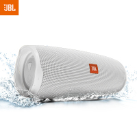 JBL CHARGE4 音乐冲击波四代 便携式蓝牙音箱+低音炮 户外迷你音箱 防水设计 增强版赛道扬声器 白色