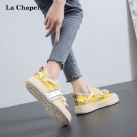 鞋柜网红同款开口笑厚底萌丑鞋帆布鞋女鞋夏款松糕厚底乞丐鞋