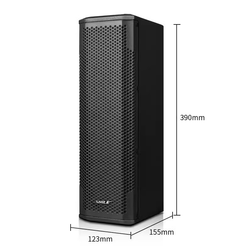 狮乐(shile)bx-402专业会议音柱 超市音响店铺壁挂无源音箱一对挂架