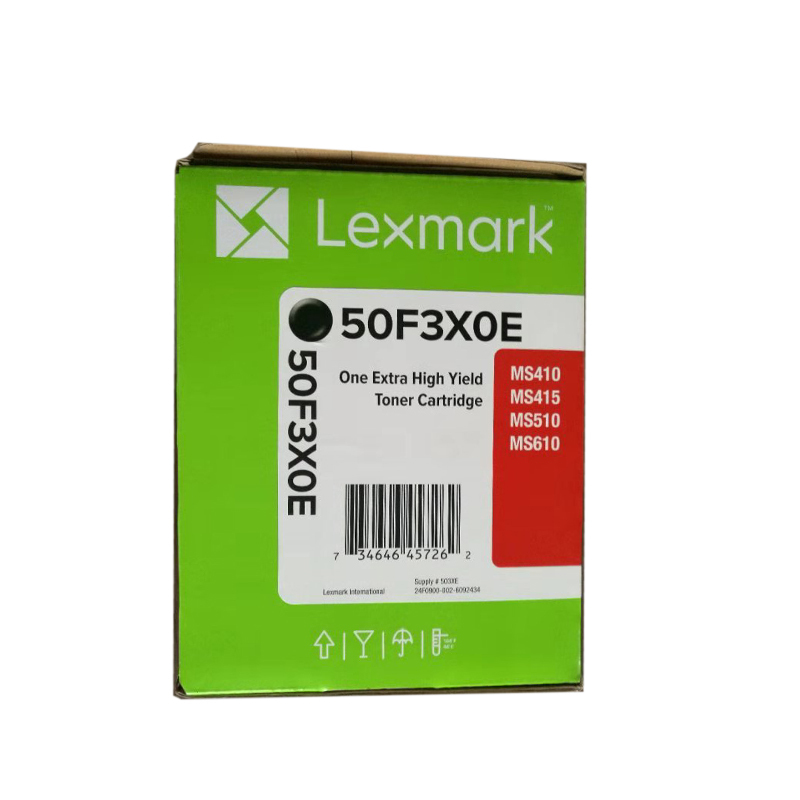 利盟(Lexmark)50F3X0E高容墨粉碳粉适用MS410DN/MS415DN/MS510DN/MS610DE1万页