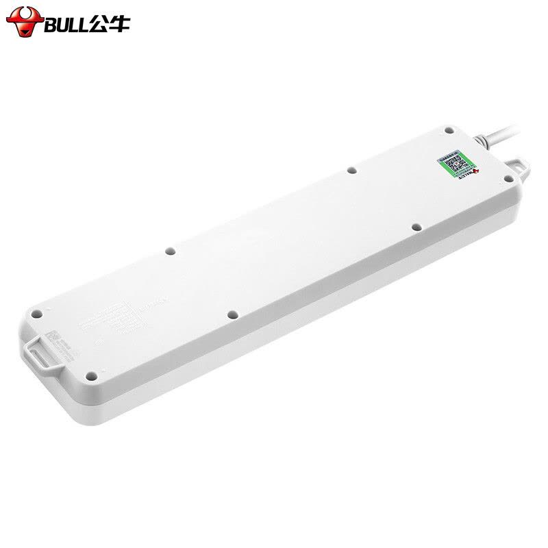 公牛(bull) GN-313 电动车插座插线板插排排插接线板拖线板 6位分控全长3米 超功率保护插座图片