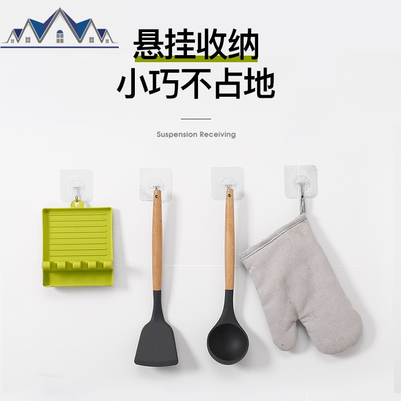 厨房锅铲架托多功能汤勺垫家用勺子筷子置物架锅盖架餐具收纳底座 三维工匠高清大图