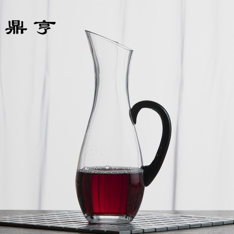 鼎亨欧式加厚水晶红酒醒酒器家用葡萄酒分酒器玻璃酒壶酒店专用盛