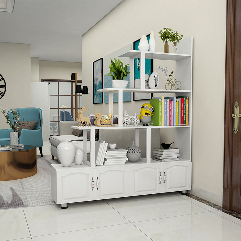 入户玄关柜闪电客客厅隔断简约现代双面屏风鞋柜一体小户型厅装饰酒柜