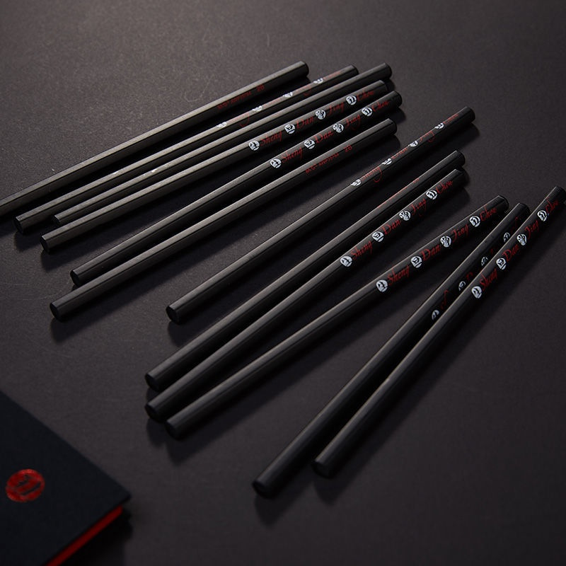 晨光文具国粹系列黑木六角铅笔awp35784学生珍藏木杆2b铅笔送笔盒