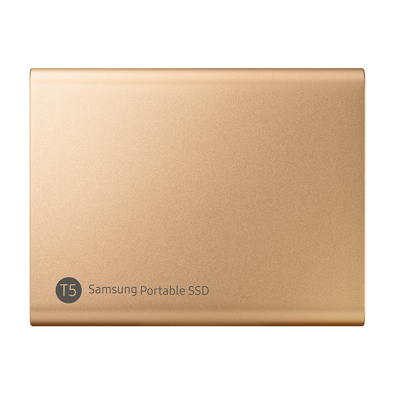 三星（SAMSUNG）移动固态硬盘PSSD T5 500GB USB3.1 1.8英寸 金色版