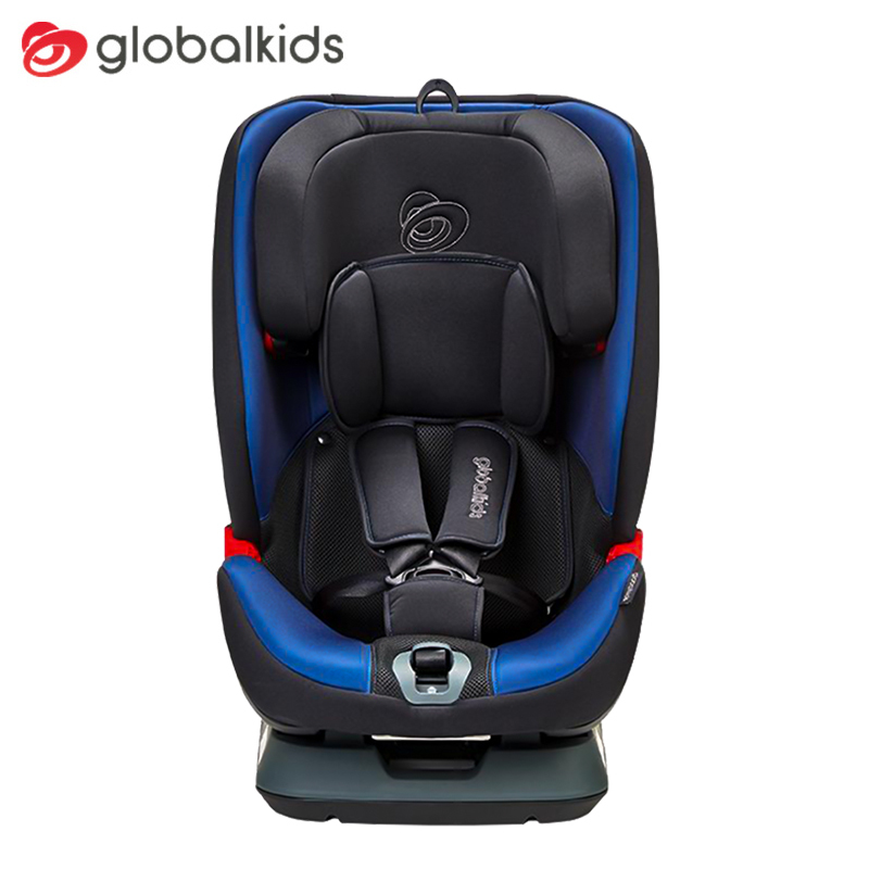 globalkids环球娃娃婴儿宝宝儿童安全座椅 9个月-12岁 isofix (蓝)