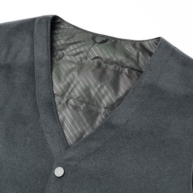 恒源祥白鸭绒马甲中老年男士保暖背心羊毛外套秋冬季羽绒坎肩马夹图片