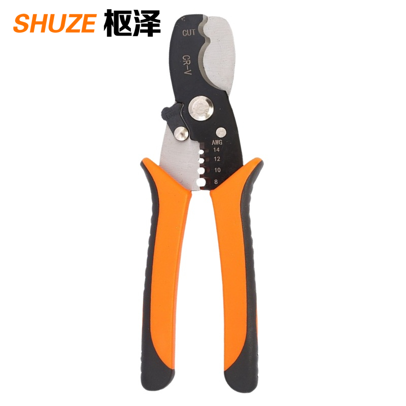枢泽 电缆剥线钳 二合一 把高清大图