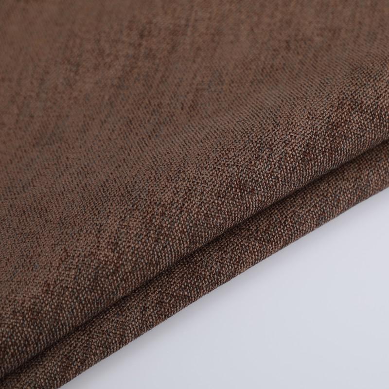 家柏饰(CORATED)设计定制雪尼尔遮光窗帘加厚重磅记忆定型落地布帘/ 3008-24雀茶色 定制每米/含定型加工辅料费