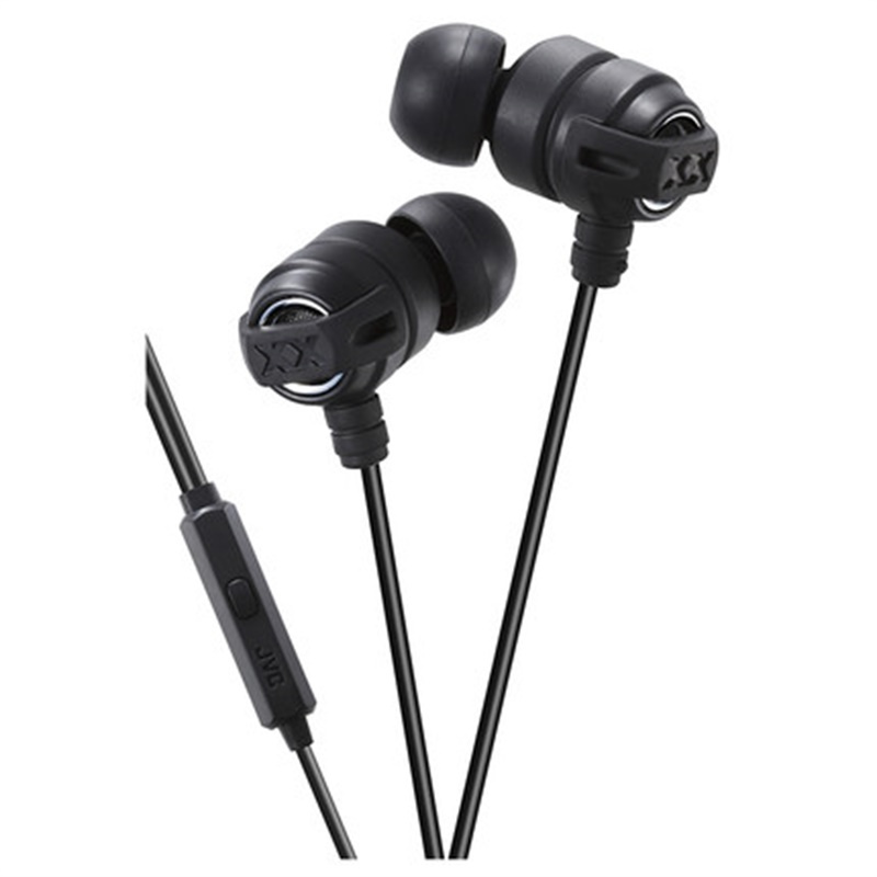 JVC/杰伟世 HA-FR301 手机线控语音 耳塞DJ重低音魔音入耳式耳机