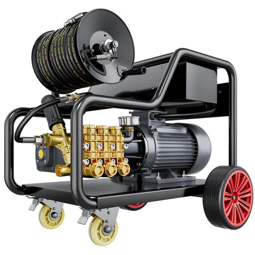 博赫尔 工业高压管道疏通清洗机 PHR-20140E 380V 30kW 压力200bar高清大图