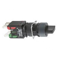 施耐德 Schneider Electric XB6-AD221B 16mm选择开关XB6XB6-AD221B